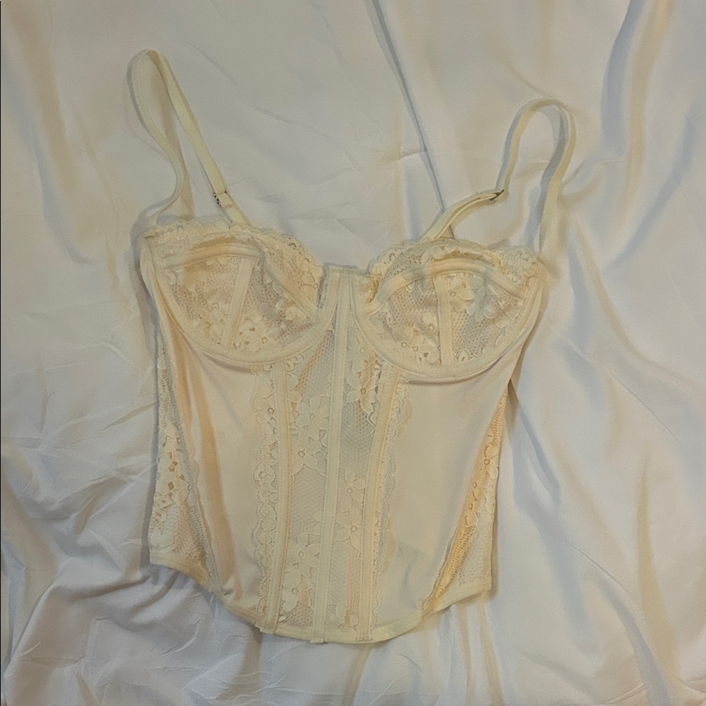 Ivory Lace Corset Top